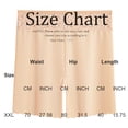 thumbnail image 4 of Women's Cooling Slip Shorts for Under Dresses Anti Chafing Shorts - 4-Way Stretch Nylon, Stay-Put Lace, Thin Waist,Light Brown 2XL, 4 of 5