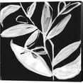 thumbnail image 1 of Great Art Now Quirky White Leaves I by Jennifer Goldberger, Canvas Wall Art, 12W x 12H, 1 of 2