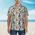 thumbnail image 4 of Goofa Llama and Cactus1 Hawaiian Shirt for Men, Unisex Summer Beach Casual Short Sleeve Button Down Shirts,Aloha Tropical Floral print shirt-Medium, 4 of 9