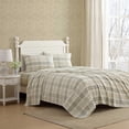 thumbnail image 1 of Sábanas de franela Laura Ashley, tamaño completo, color verde Mulholland, 1 of 9