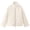 White, variant on Busydd Girls Winter Coat 5-15 Years Warm Comfy Solid Color Stand Collar Boys Fleece Jacket Casual Long Sleeve Zipper Boys Clothes with Pockets 14-15 Years