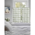 thumbnail image 3 of Sage Green Buffalo Plaid Living Room Curtains 2 Panel, Farmhouse Check Stripes Geometric Cafe Window Treatment, Farmhouse Bedroom Bathroom Kitchen Curtains Drapes 104"x54", 3 of 6