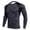 Grey, variant on Long Sleeve Shirts for Men Workout Gym Slimming Undershirt Workout Undershirts Athletic Running Base Layer Top for Sports Gym Breathable Sports Baseball Undershirts White 3XL