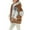 Coffee, variant on KAUOD Boys Winter Sherpa Jackets Fuzzy Padded Zip up Hooded Coats Teen Kids Striped Fleece Soft Warm Outwear with Pockets