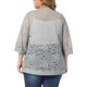 thumbnail image 3 of Agnes Orinda Women's Plus Size Cardigan Lace Crochet 3/4 Sleeves Lightweight Sheer Summer Cover Up 2X Gray, 3 of 6