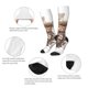 thumbnail image 3 of Fotbe C Calcetas Divertidas Estampadas para Hombre y Mujer, Calcetas de Algodón hasta la Rodilla para Caminar, Correr, Enfermería y Embarazo, 3 of 6