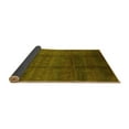 thumbnail image 2 of Ahgly Company Indoor Square Persian Yellow Bohemian Area Rugs, 7' Square, 2 of 4
