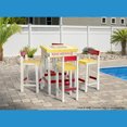 thumbnail image 4 of Margaritaville Outdoor One Particular Harbour 37 Inch Tall Wooden Bar Stool, 4 of 5