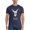 thumbnail image 1 of Camiseta de manga corta para hombre Camisa ajustada de algodón ropa bonita Caballero que dice ni Verano, 1 of 6