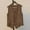 Khaki, variant on Women's V-Neck Sleeveless Vest,Lapel Pocket Spring Summer Cardigan,M