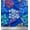 Blue, variant on Soimoi Black Cotton Duck Fabric Artistic Floral Printed Fabric 1 Yard 42 Inch Wide