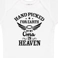 thumbnail image 4 of Inktastic Handpicked for Earth by My Oma in Heaven with Angel Wings Boys or Girls Baby Bodysuit, 4 of 5