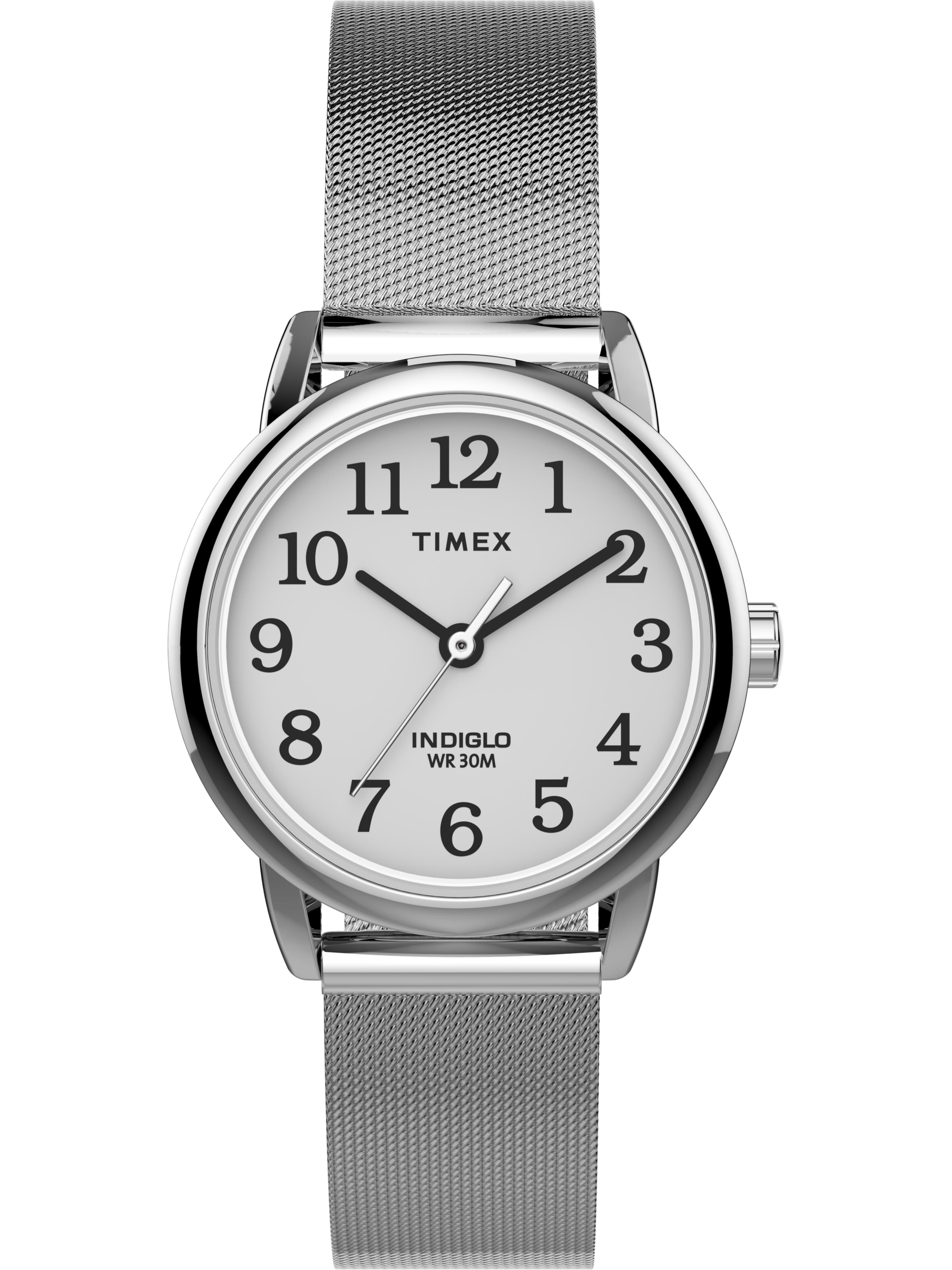 Timex Timex Women's Easy Reader 25mm SilverTone Watch, Stainless