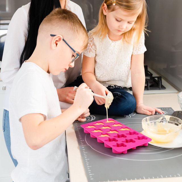 PAMINGONO 2Ud De Silicona Para Hielos Y Pasteles Con De Flamenco Rosado Flexible