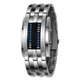 thumbnail image 1 of Reloj Para Hombre Led Binario Electrónico Impermeable Moda Correa Plateado, 1 of 8