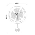 thumbnail image 4 of Estatua,Escultura de fruta artificial,estatua y artesanía,Colección de figuras de cerámica para decoración del hogar,Reloj de pared,Reloj de pared decorativo para baño y dormitorio., 4 of 8
