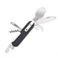 thumbnail image 4 of Vajilla portátil, vajilla para exteriores, vajilla plegable para acampar, cuchillo, tenedor y cuchara combinados, vajilla plegable multifuncional, juego de tres piezas, 4 of 4