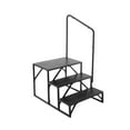 thumbnail image 6 of KFFKFF 3 Step RV Ladder 440 lb RV Step Railing Carbon Steel RV Trailer Camper, 6 of 9