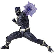 Figurecomplex Amazing Yamaguchi Black Panther, Approx. 6.7 inches (170 mm), ABS & PVC Painted Action Figure, Revoltech