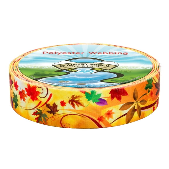 Country Brook Design - Autumn Wind Polyester Webbing (1 Inch)