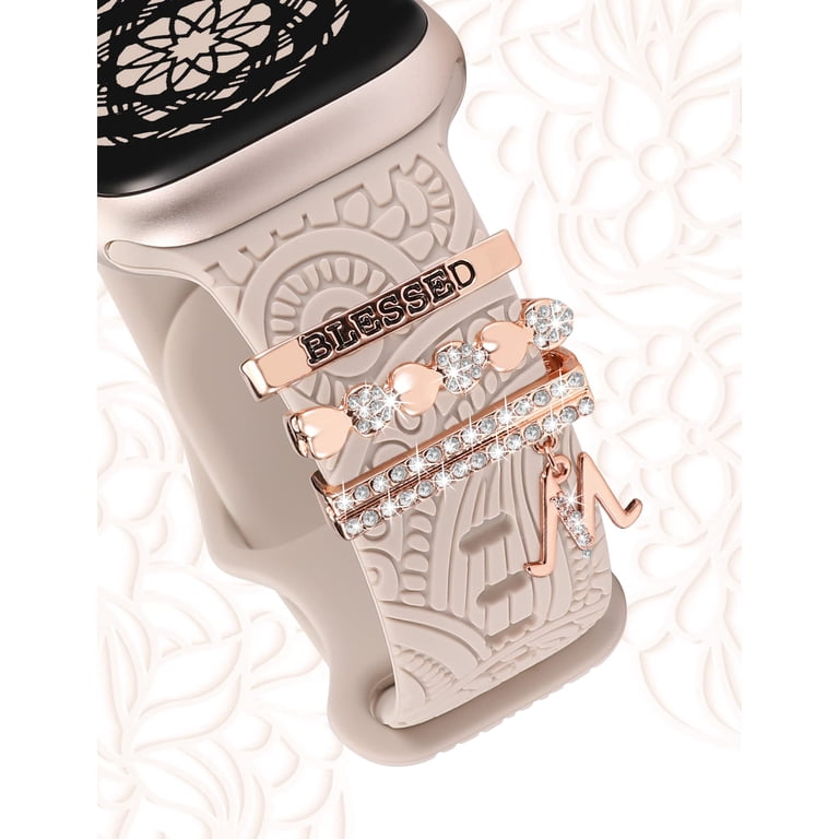 TOYOUTHS Decorative Ring Loops Compatible with Apple Watch  display picture 1
