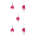 thumbnail image 3 of Collares femeninos Minnieouse con colgante de Aleación de zinc Rosa roja, 3 of 6