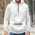 thumbnail image 2 of WAVSUF Boys Cargo Hoodie Loose Fit Long Sleeve with Pockets Fall Casual Sweatshirt White 13, 2 of 7