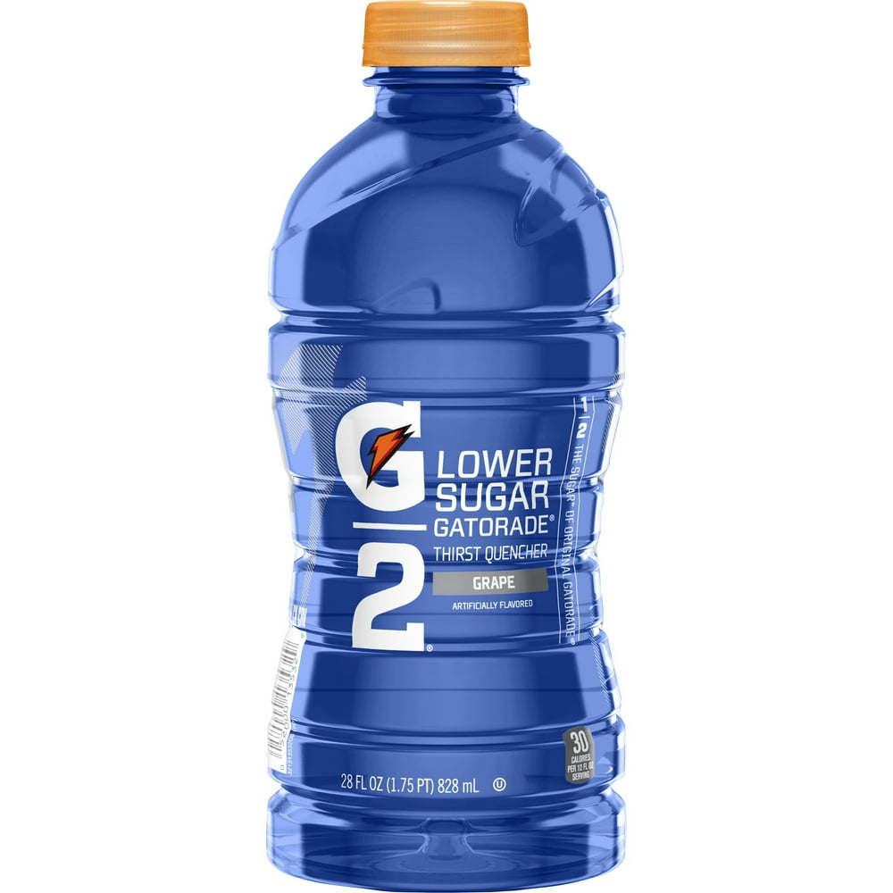 Gatorade G2 Low Calorie Grape Thirst Quencher Sports Drink, 28 oz