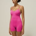 thumbnail image 6 of Jumpsuits for Women Bra Pads Sleeveless Bodysuit Hollow Out Back Training Elastic Soft Seamless Fitness Womens Yoga Outfits Hot Pink S, 6 of 9