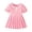 Pink, variant on Infant Baby Girl Dress Toddler Girls Summer Clothes School Outfits Short Sleeve Polo Dresses 12M-5T|Blue 12-18 Months