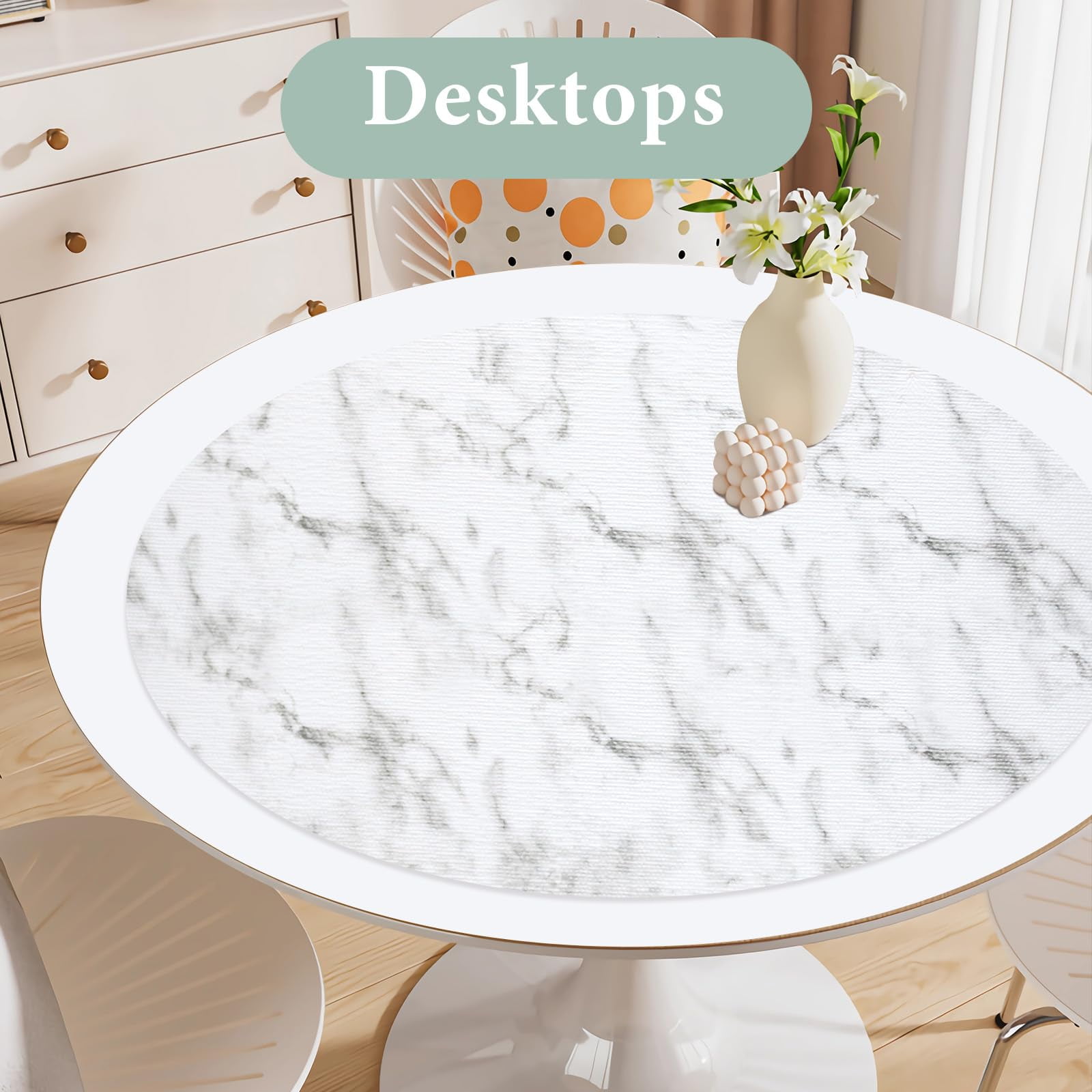 12 in X 118 in Drawer and Shelf Liner for Kitchen Cabinet : Non Slip Waterproof Shelf Paper EVA Non Adhesive Refrigerator Liners White Marble Easy Liners for Bathroom Cupboard .