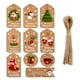 thumbnail image 1 of 50 Uds Etiquetas de Papel Kraft Navideñas DIY Gracias Etiqueta Colgante Artesanal de Varios Estilos con Cuerda Etiquetas para Suministros de Envoltura de Regalos ANGGREK  Otros, 1 of 6