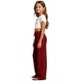 thumbnail image 7 of Girls Wide Leg Baggy Pants Drawstring Pants Cotton Linen Pants loose fit Trousers 4T-13T, 7 of 7