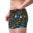 thumbnail image 4 of Kll Happy Father Day Men'S Cotton Boxer Briefs Underwear-Small, 4 of 9
