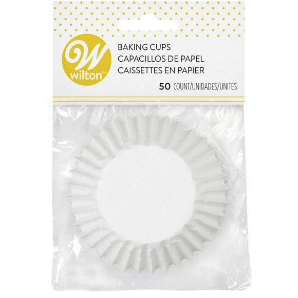 Caissettes en papier géantes blanches Wilton Caissettes géantes, lot de 50