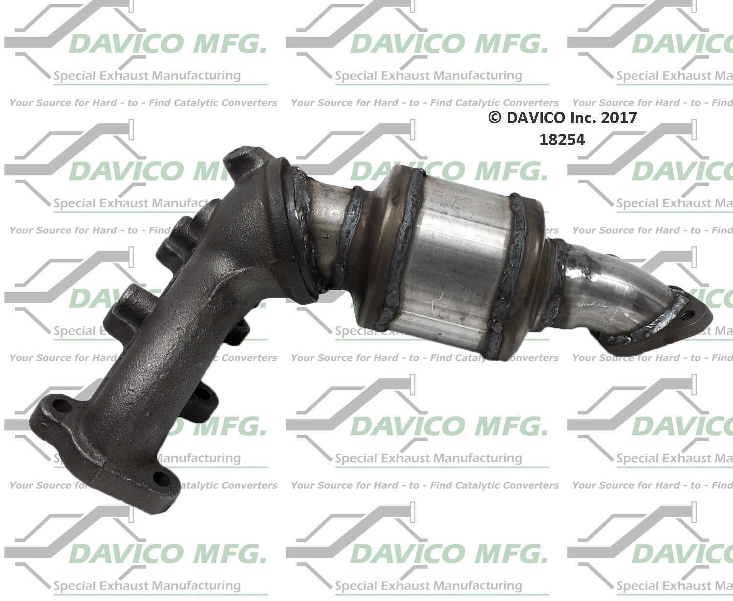 Davico Mfg Catalytic Converter P/N:18254 Fits select: 2005-2009 HYUNDAI TUCSON, 2005-2006 KIA NEW SPORTAGE