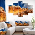 thumbnail image 1 of Vermillion Cliffs under Blue Sky - Oversized Landscape Canvas Art, 1 of 3