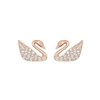 Swan Mini Pierced Earrings - 5144289