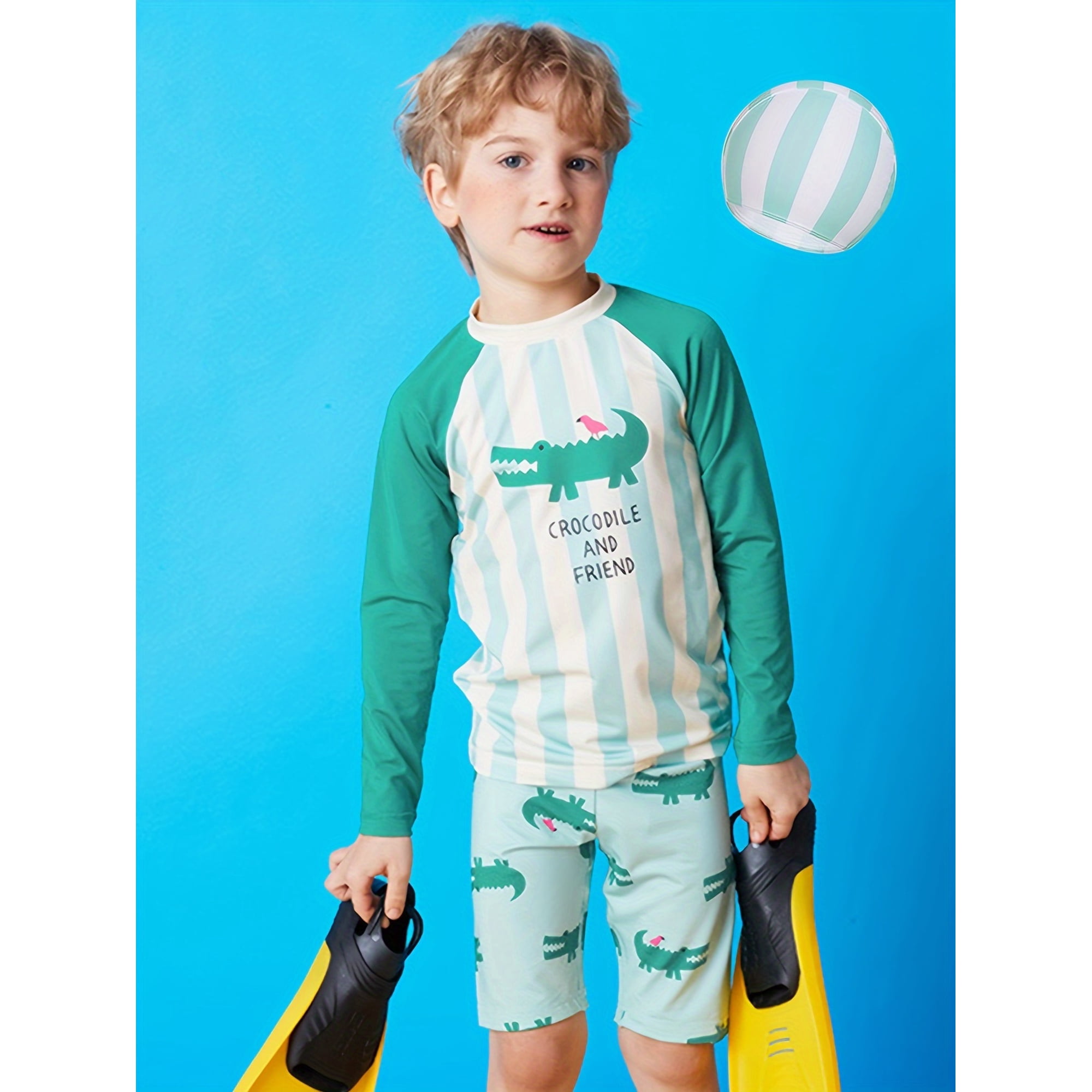 Maillot De Bain Rashguard Manches Courtes Kanu Surf Garçon 4T Neuf Avec étiquette