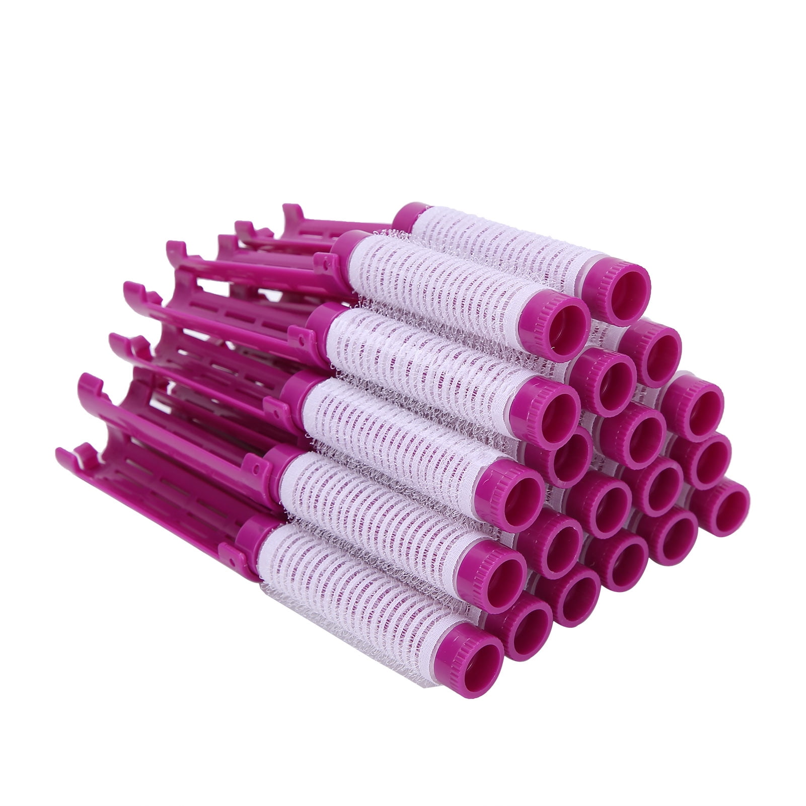 LYUMO Safe and Reliable 3.2' Perm Rod Self-Holding Hair Roller, 20 Piece Set, Purple