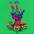 thumbnail image 3 of Tee Hunt Peace Mushroom Women's T-Shirt Shroom Hippie Fungi Colorful Neon Love Shirt, 3 of 5