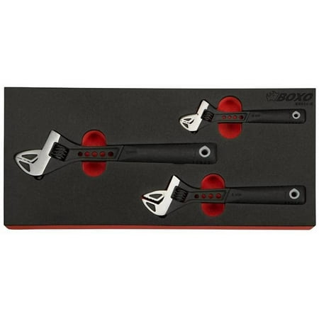 

BOXO USA 3-Piece Adjustable Wrench Set