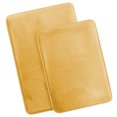 thumbnail image 2 of Set of 2 Large Clara Clark Bath Mat Bathroom Rug - Absorbent Memory Foam Bath Rugs - Non-Slip, Thick, Cozy Velvet Feel Microfiber Bathrug, Plush Shower, Toilet- Floor Bathmats Carpet - Gold - 20"x32", 2 of 6