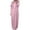 Pink, variant on Womens Abaya Dress Hooded Long Sleeve Loose Fit Maxi Dress Solid Color Spring Casual Pink