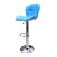 thumbnail image 1 of 4 Sillas de bar acolchada con respaldo geométrico ilios innova Azul, 1 of 6