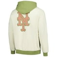 thumbnail image 3 of Men's New Era Cream/Green New York Mets Color Pop Pullover Hoodie, 3 of 3