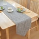 thumbnail image 1 of Nvzi solid color linen simple long strip table flag tea flag cloth dining cabinet tea table flag desktop decoration (gray, 180*30cm), 1 of 5