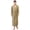 Green, variant on Mens Knit Waffle Full Length Bathrobe Spa Robe Long Sleeves Kimono Adult Nightgown