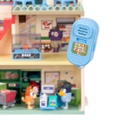 Bluey Supermarket Playset, 3 Different Levels with Exclusive Bluey and Bingo Figures. 24 Sounds and 15+ Play Pieces Plus Fun Intercom, Ages 3+