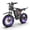 Black, variant on R700 Peak 1500W 20"x4.0 Fat Tire Electric Bike, 52V 25Ah Battery, Off-road E-Bike for Adults,UL2849